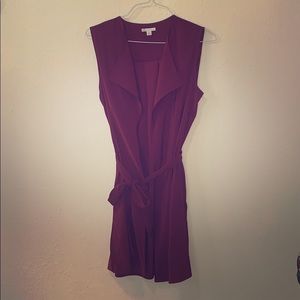 CATO Maroon long cardigan cover